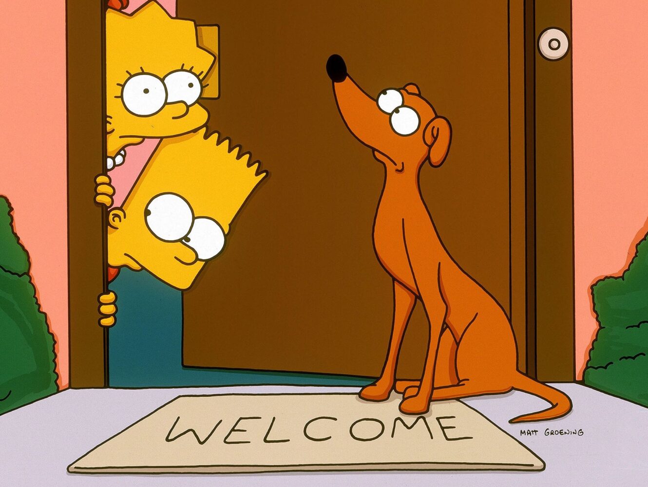Jak se jmenuje pes ze Simpsonových?