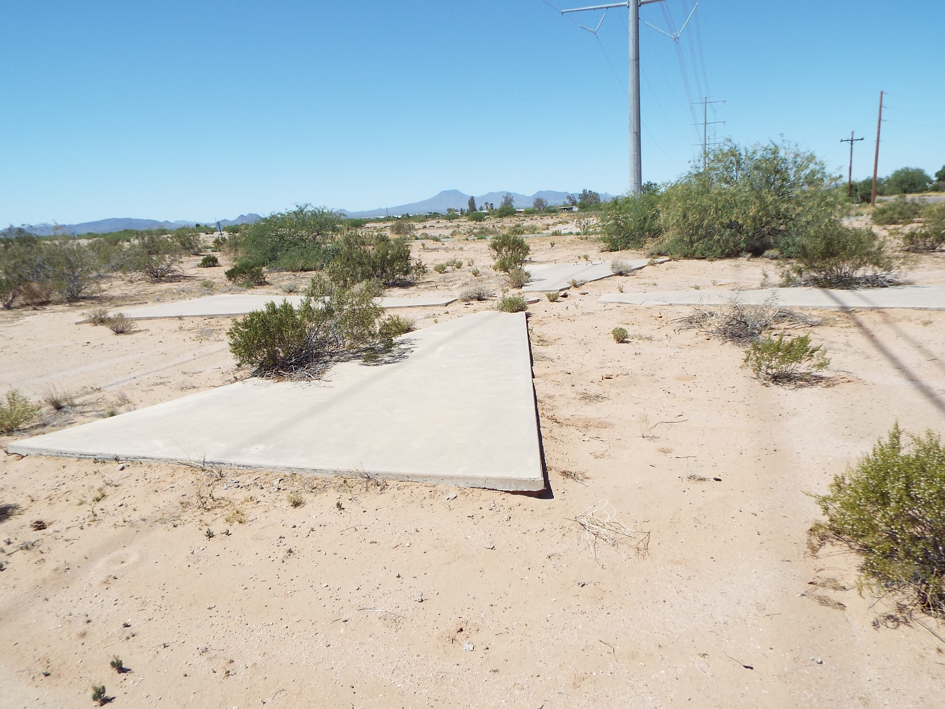 Kalibrační kříž v Arizoně